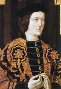 Edward, Earl of March, later King Edward IV, Yorkist commander at the Battle of Northampton on 10th July 1460 in the Wars of the Roses