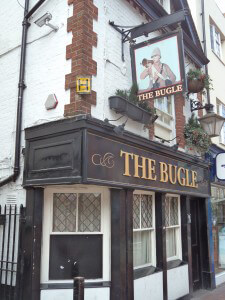 The ‘Bugle’ pub in Reading, Berkshire.