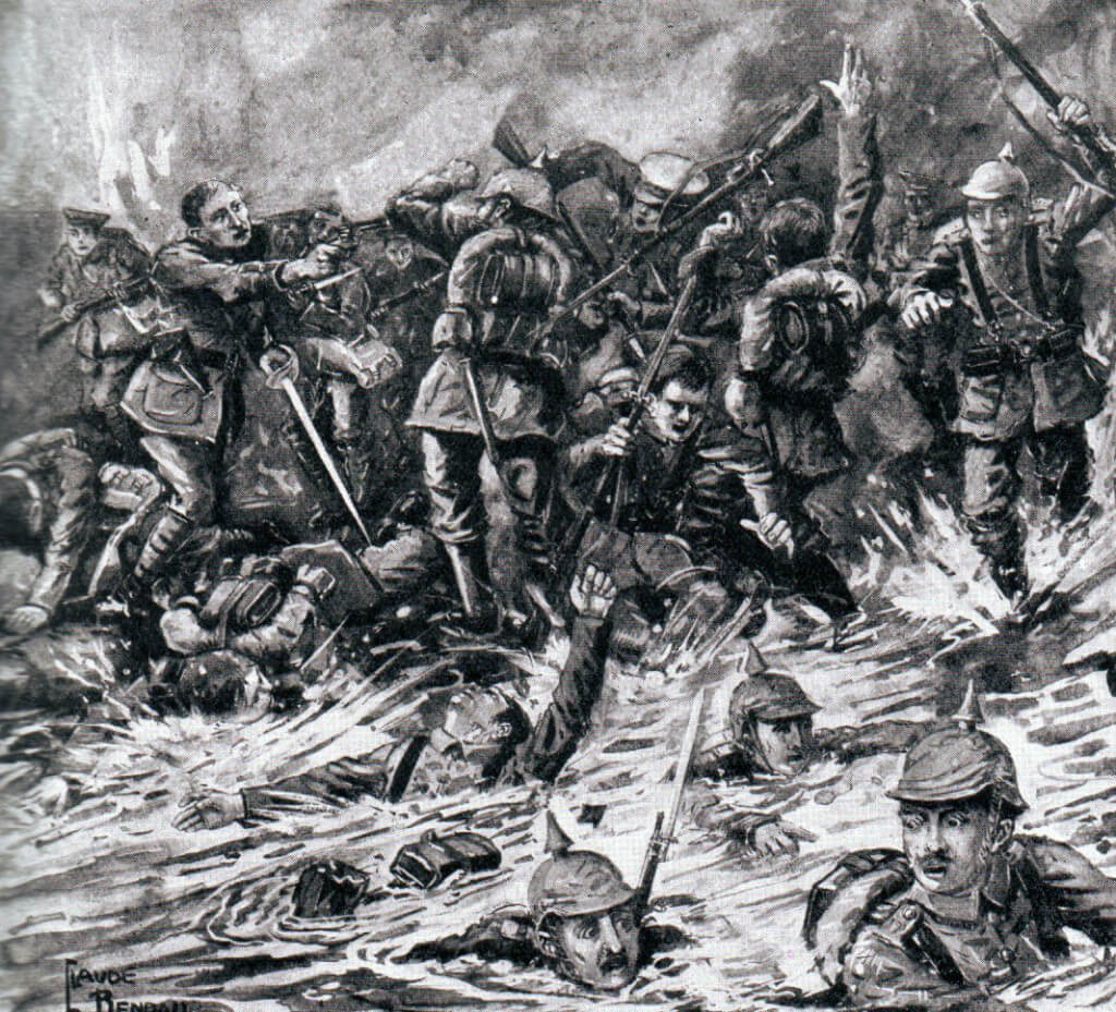 Fighting on the Marne River