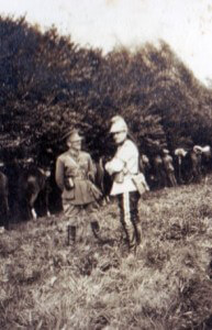 Officers, British and French, of 5th Cavalry Brigade (photo by Captain David Baird, ADC to General Haig)