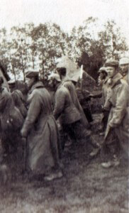 German soldiers captured on 14th September 1914 during the Battle of the Aisne by British troops (photo by Captain David Baird, ADC to General Haig)