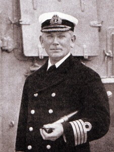 Rear Admiral Stoddart, British second in command at the Battle of the Falkland Islands on 8th December 1914