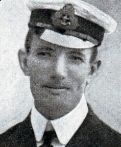 Captain Frank Brandt RN, captain of HMS Monmouth: Battle of Coronel on 1st November 1914 in the First World War