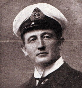 Commander Townsend second in command of HMS Invincible at the Battle of the Falkland Islands on 8th December 1914