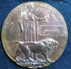 Reverse of Medal issued in Germany celebrating the German victory at the Battle of Coronel on 1st November 1914 in the First World War
