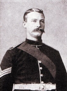 Sergeant Mayes Royal Marine Artillery of HMS Kent awarded Conspicuous Gallantry Medal for his conduct at the Battle of the Falkland Islands on 8th December 1914