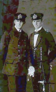 Leutnant Graf Otto von Spee of SMS Nürnberg and Leutnant Graf Heinrich von Spee of SMS Gneisenau, sons of Admiral Graf von Spee, both lost in the Battle of the Falkland Islands on 8th December 1914 in the First World War