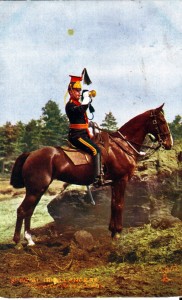 Trumpeter of 5th Royal Irish Lancers, one of the British cavalry regiments in the charge at the Battle of Elandslaagte on 21st October 1899