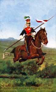 5th Royal Irish Lancers one of the British cavalry regiments in the Battle of Ladysmith or Lombard’s Nek on 30th October 1899