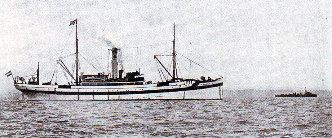 German ship Ophelia that the Germans claimed to be a hospital ship and that was detained by the Royal Navy following the Texel action on 17th October 1914