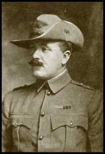 Captain Robert Johnston of the Imperial Light Horse who won the Victoria Cross at the Battle of Elandslaagte on 21st October 1899