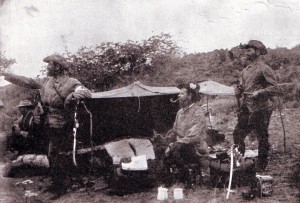 Major Albrecht the German commander of the Boer Artillery at the Battle of Modder River on 28th November 1899