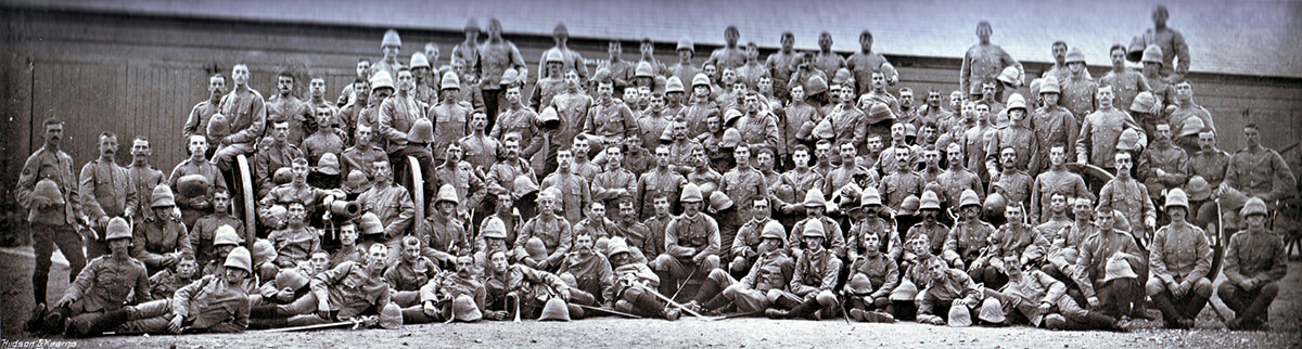 18th Field Battery Royal Field Artillery. The Battery fought at the Battle of Modder River on 28th November 1899
