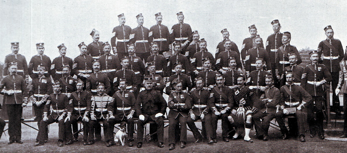 1st Scots Guards non-commissioned officers. The Battalion fought at Belmont, Graspan, Modder River and Magersfontein in 1899