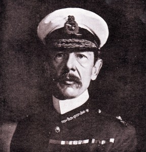 Major General Sir Henry Colville commanding the 1st Guards Brigade at the Battle of Modder River on 28th November 1899