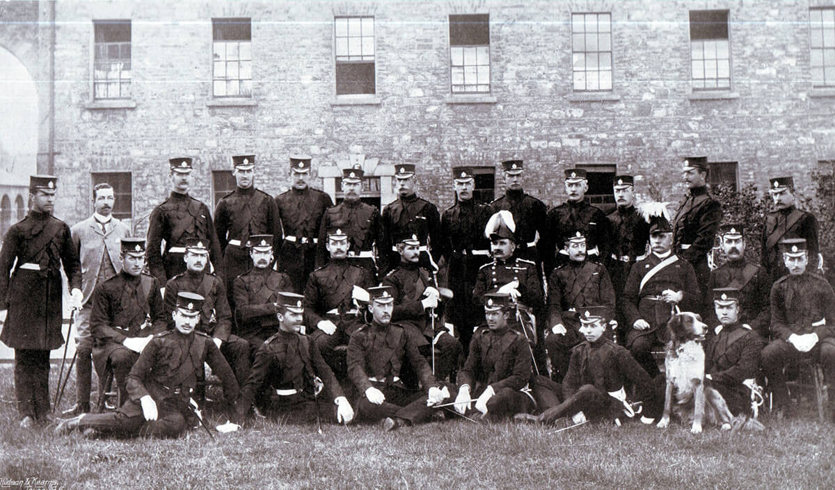 Officers of the 2nd Coldstream Guards. The Battalion fought at the Battle of Magersfontein on 11th December 1899