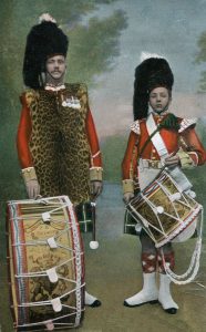 Drummers of the Seaforth Highlanders: the regiment's 2nd Battalion fought at the Battle of Magersfontein on 11th December 1899 in General Wauchope's Highland Brigade