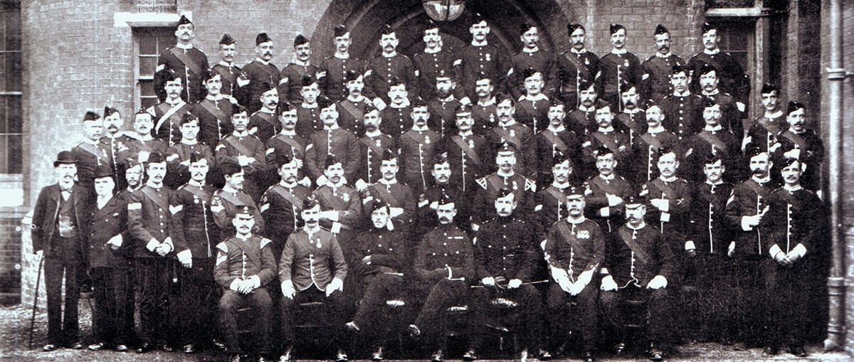 Non-commissioned officers of 2nd Northumberland Fusiliers, one of General Gatacre’s two infantry battalions at the Battle of Stormberg on 9th December 1899