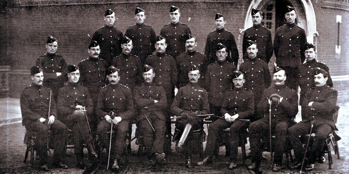 Officers of 2nd Northumberland Fusiliers, one of General Gatacre’s two infantry battalions at the Battle of Stormberg on 9th December 1899