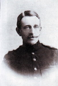 Captain Congreve, Rifle Brigade, awarded the Victoria Cross for his conduct in attempting to rescue the guns during the Battle of Colenso on 15th December 1899 during the Boer War
