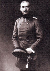 General Eric Liman von Sanders, the German officer given command of the Turkish troops on the Gallipoli Peninsular