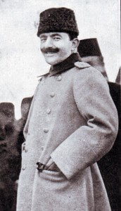 Enver Pasha: Ottoman Minister of War during the First World War and actively pro-German. Enver Pasha engineered Turkey’s entry into the War on the side of the Central Powers, Germany and Austria