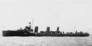  HMS Bulldog: British destroyer, part of the flotilla of destroyers that provided escorts for the capital ships in the Dardanelles and played a major role in landing the troops on the Gallipoli Peninsular and providing them with support