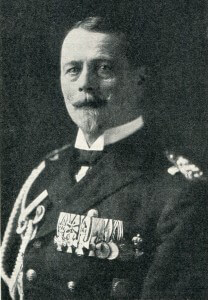 Admiral von Ingenohl retired by the Kaiser from command of the German High Seas Fleet following the Dogger Bank Action on 24th January 1915