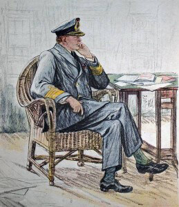 Vice Admiral Sir David Beatty commander of the British naval force at the Dogger Bank Action on 24th January 1915