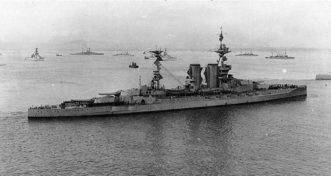 British Battleship HMS Barham Admiral Evan-Thomas’s Flagship in 5th Battle Squadron at the Battle of Jutland 31st May 1916
