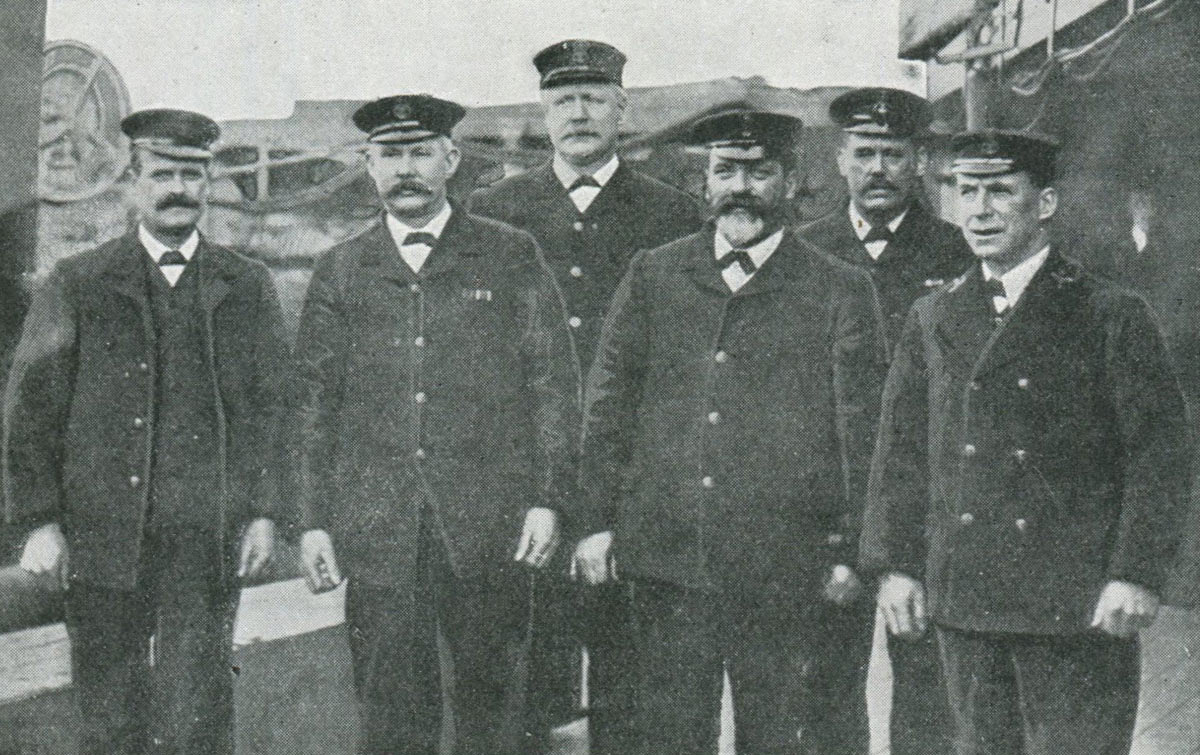 Chief Stokers on British Battle Cruiser HMS Queen Mary all lost when Queen Mary blew up and sank during the Battle of Jutland on 31st May 1916