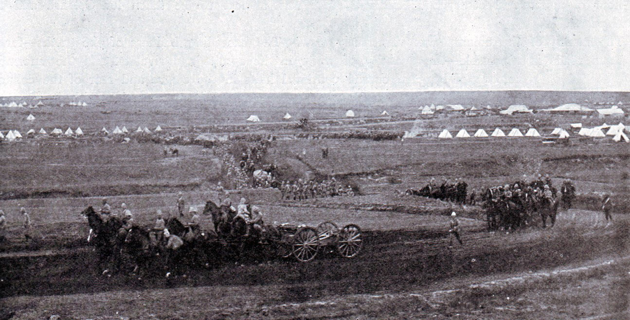 General Warren's Division leaving Frere Camp