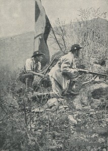 Boer riflemen on Spion Kop