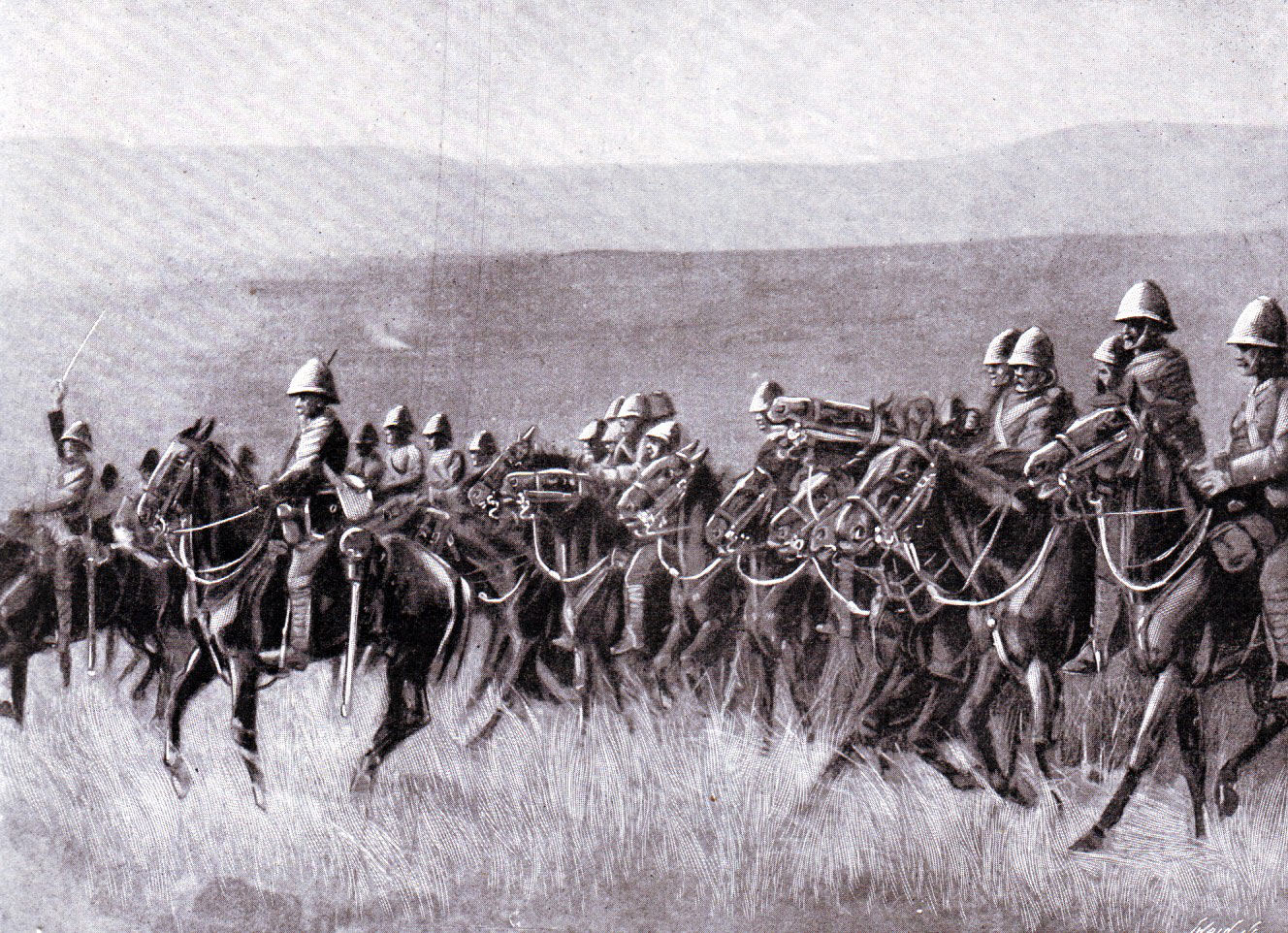 Dundonald's Cavalry on the way to Potgieter's Drift