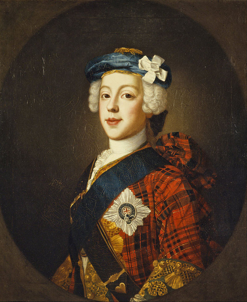 Prince Charles Edward Stuart: picture by William Mosman: click here to buy this picture