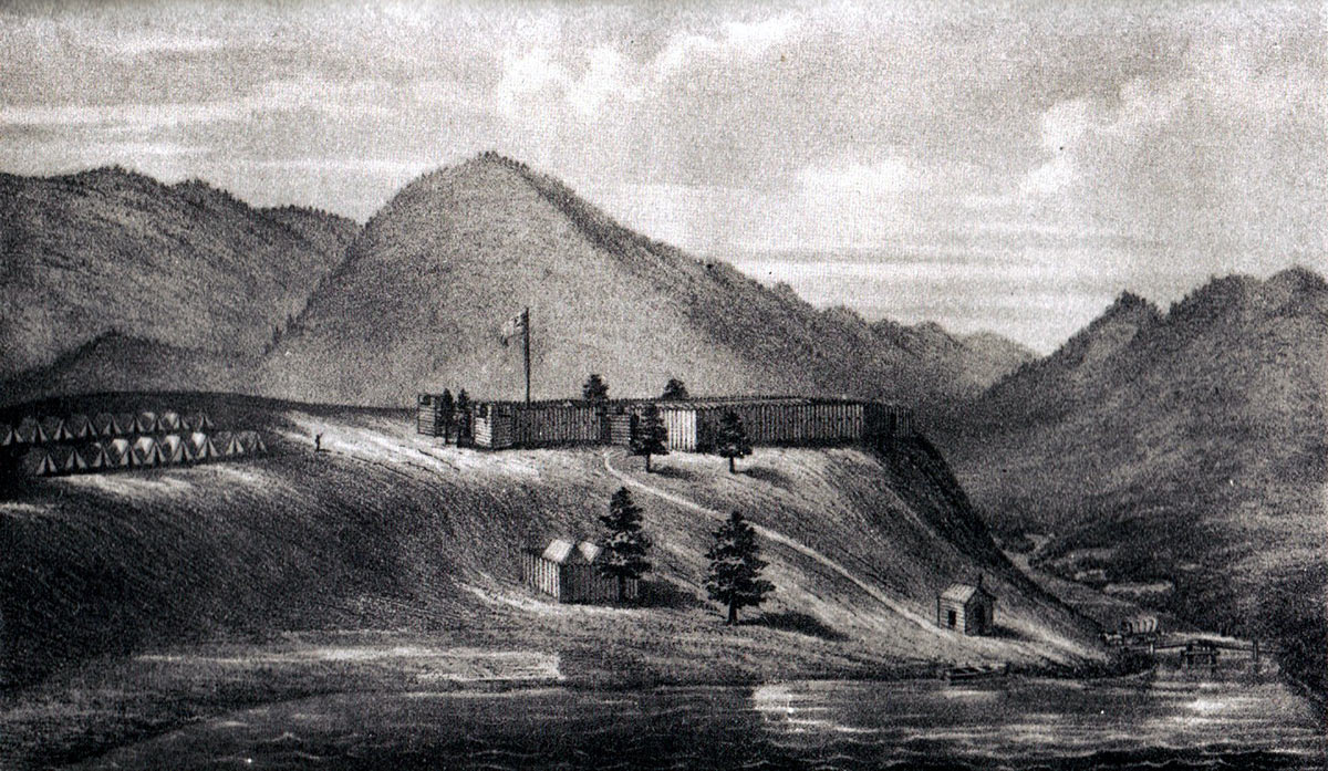 Fort Cumberland in 1755