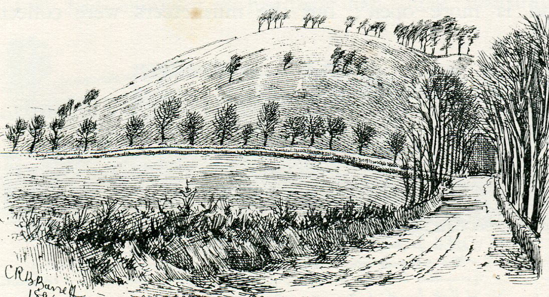 Tog Hill: the Battle of Lansdown Hill on 5th July 1643 during the English Civil War: sketch by C.R.B. Barrett
