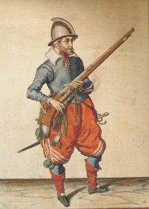 Musketeer of the English Civil War period