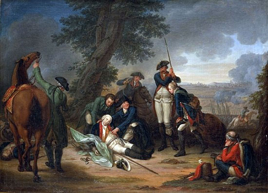 The Death of Field Marshal Schwerin at the Battle of Prague