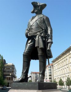 Statue in Berlin of General Karl von Winterfeldt