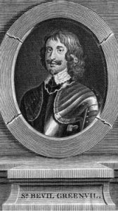 Sir Bevil Grenville Royalist commander of one of the attacking columns at the Battle of Stratton on 16th May 1643 during the English Civil War: click here to buy this picture