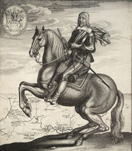 Robert Devereux Earl of Essex who commanded the Parliamentary army at the Battle of Edgehill 23rd October 1642 in the English Civil War: picture by Wencelas Hollar: click here to buy this picture