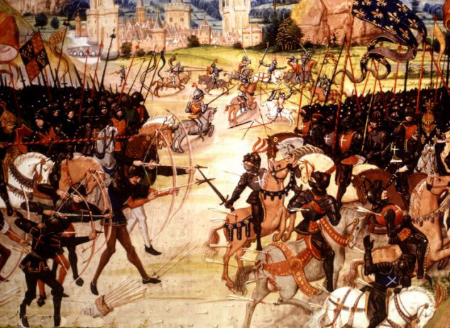 The Battle of Poitiers on 19th September 1356 in the Hundred Years