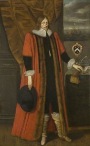 Robert Yeamans painted by Willem Flessier in 1644 after his execution for plotting to admit the Royalists to Bristol in 1643