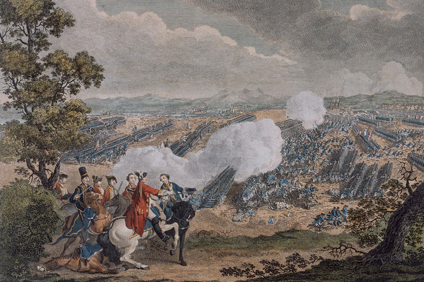The Battle of Minden 1st August 1759 in the Seven Years War: click here to buy this picture