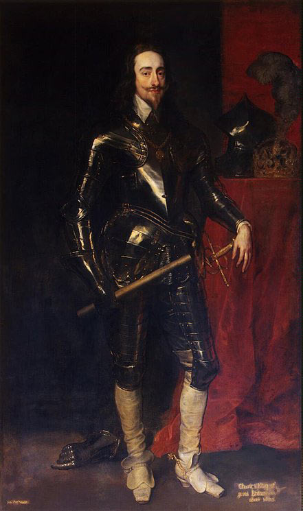 King Charles I, King of England: picture by Sir Anthony van Dyck: click here to buy this picture