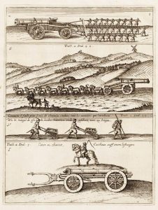 Siege artillery of the mid 17th Century: Battle of Edgehill 23rd October 1642 in the English Civil War