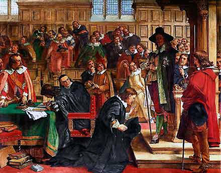 The attempted arrest of the 5 members of Parliament by King Charles I on 4th January 1642, the incident that prompted King Charles to leave London, and triggered the English Civil War