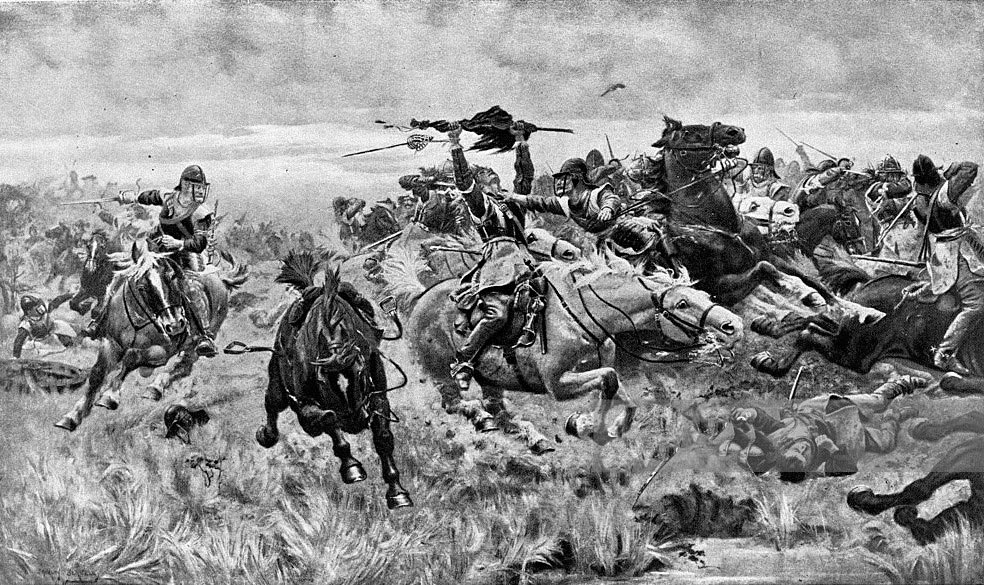 ‘For God and King’ at the Battle of Marston Moor 2nd July 1644 in the English Civil War