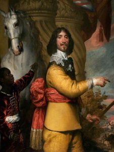 Lord Byron commander of the Royalist right wing at the Battle of Marston Moor on 2nd July 1644 in the English Civil War